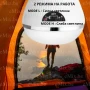 КЪМПИНГ ЛАМПА ЗА ОКАЧВАНЕ СЪС СОЛАРЕН ПАНЕЛ GR-020, снимка 2