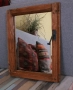 Огледало в автентиична рамка от стар прозорец изцяло реставрирана, снимка 4