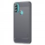 Motorola Moto E30 - Противоударен Силиконов Гръб - Карбон, снимка 10