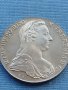 Сребърна монета Австрия талер 1780г. Мария Терезия от Хабсбург 40382 , снимка 7