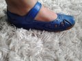 Страхотен син цвят обувки естествена кожа , снимка 9
