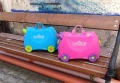 Trunki Trixie детски куфар с колела за яздене, снимка 1