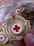 Месингови соц.кокарди на военен лекар, снимка 5
