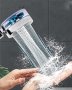 Турбо Душ Слушалка с пречистващ филтър и копче за спиране на водата Turbo SPA Shower Нова, слушалки, снимка 1