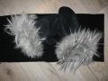 Дамски топли кожени ръкавици от естествена кожа с естествен косъм и вата отвътре, снимка 8