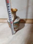 Cloisonne Клоазоне стара ваза бронз клетъчен емайл, снимка 7