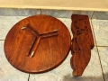 Прекрасна Дървена Масичка-Дърворезба, снимка 9