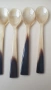 Винтиж лъжички от биволски рог, снимка 6