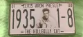 Elvis Aron Presley USA Licence Plate-метална табела, снимка 1