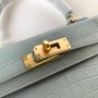 Hermes Kelly Mini Sky Blue, снимка 4