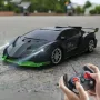 Състезателна кола с дистанционно черно Lamborghini, снимка 3
