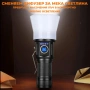 Мощен  фенер YEMAO ръчен LED прожектор 3000 Лумена 8 LED Диода за къмпинг лов риболов туризъм, снимка 14
