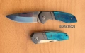 Сгъваем нож / синя дръжка /, снимка 5