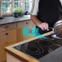 Електрически стъклокерамичен плот за вграждане AMZCHEF с 2 зони (1 двойна), 30см, снимка 10