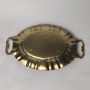 Малък месингов поднос / табла, снимка 4