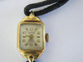Рядък дамски механичен ретро часовник Jodar, incabloc, 17 rubies, позлатен, снимка 4