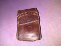 Калъвче за запалка и документи-карти Ардино  естествена кожа 100х65мм, снимка 1