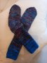 Ръчно плетени детски чорапи, ходило 20 см., снимка 2