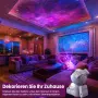 LED нощна лампа, LED звездно небе, лампа за проектор Galaxy, въртяща се на 360°, снимка 2