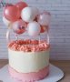 10 бр мини балони балончета и сламки топери за украса на торта , снимка 5