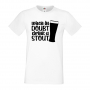 Мъжка тениска When In Doubt Drink A Stout,Бира,Бирфест,Beerfest,Подарък,Изненада,Рожден Ден