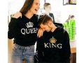 Качествени Суичъри за семейства и влюбени двойки King & Queen , The Boss The Real Boss 4 модела, снимка 1 - Суичъри - 31701779