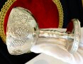 Посребрен сервиз чаши за вино,шампанско 2 бр. , снимка 9