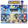 6 Броя Голям Комплект фигурки Соник Sonic Фигурки, снимка 1
