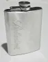 Малка джобна стоманена бутилка, за алкохол ,,Ballantine's" 4 oz/120мг., снимка 1