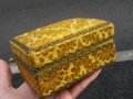  СТАРА КУТИЯ ЗА БИЖУТА СЪС СЪРМА , снимка 5