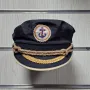 Нова капитанска шапка с Котвичка, Деним, Унисекс, снимка 1