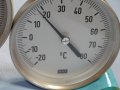биметален термометър Wika thermometer ф100mm, 0/+400°C, -20/+80°C, L-80-230mm, снимка 4