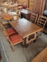 К-т Масивна Трапезна Разтегателна Маса и 4 броя Стола-внос от Германия!, снимка 1