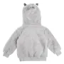 Зимно бебешко горнище с качулка с уши на миеща мечка сиво S_1245179, снимка 3