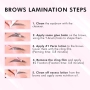Комплект за повдигане на мигли и ламиниране на вежди, решение 2 в 1, трайност 6-8 седмици, снимка 7