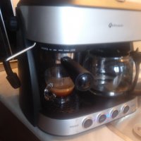 Кафе машина Ронсон за еспресо и за шварц кафе, работи отлично и прави хубаво кафе , снимка 3 - Кафемашини - 35568711