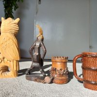 Моливници-сувенири от дърво, кожа керамика, снимка 6 - Други стоки за дома - 38552373