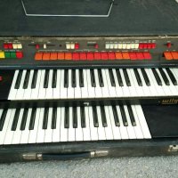 стар, ретро, винтидж професионален електронен синтезатор -орган WILGA, клавир, ел. орган, пиано, снимка 8 - Пиана - 30150553