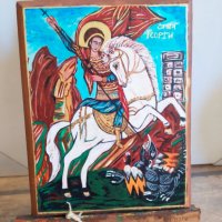 Икона на свети Георги, снимка 2 - Икони - 42639162