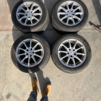 16 цолови алуминиеви джанти със зимни гуми за Мерцедес, снимка 1 - Гуми и джанти - 44807589