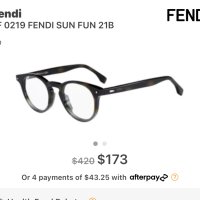 Рамки за очила Fendi FF 0219, снимка 3 - Слънчеви и диоптрични очила - 42319300