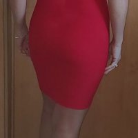 Официална нова червена рокля Fervente , снимка 4 - Рокли - 35233101