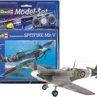 Сглобяем умален модел - Revell 1:72 Supermarine Spitfire Mk V, снимка 1 - Конструктори - 42735669