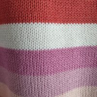 блуза плетиво рае с поло яка размер М, снимка 2 - Блузи с дълъг ръкав и пуловери - 34490099