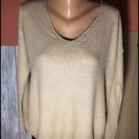 👟⚡️Фешън пуловер в цвят пудра,л размер👉12 лв.💝, снимка 2 - Блузи с дълъг ръкав и пуловери - 31486055