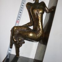 Бронзова скулптура , снимка 5 - Статуетки - 35418251