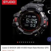 Casio gbd h1000, снимка 2 - Смарт часовници - 38789597