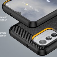 Nokia G60 5G - Удароустойчив Кейс Гръб CARBON, снимка 4 - Калъфи, кейсове - 39686335