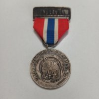 норвежки сребърен медал с маркировка , снимка 4 - Антикварни и старинни предмети - 42138481