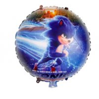 4 Соник Sonic фолио фолиев балон хелий или въздух парти рожден ден, снимка 2 - Други - 36740507
